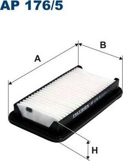 Воздушный фильтр Filtron. Артикул AP 176/5