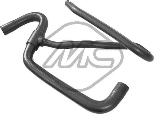 Патрубок системы охлаждения (радиатора) Metalcaucho. Артикул 09518