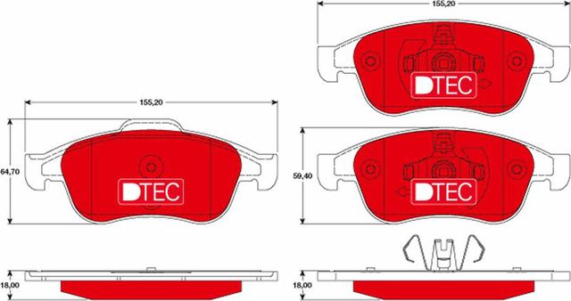 Колодки trw cotec