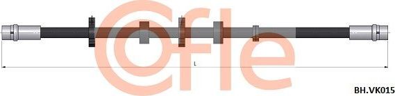 Тормозной шланг Cofle. Артикул 92.BH.VK015
