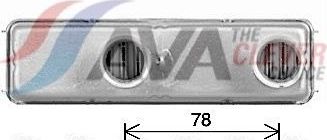 Радиатор отопителя (печки) AVA. Артикул DN6472