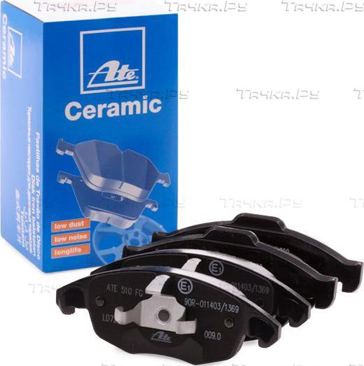 Тормозные колодки ATE Ceramic передние для Citroen DS4 2011-2015. Артикул 13.0470-7229.2