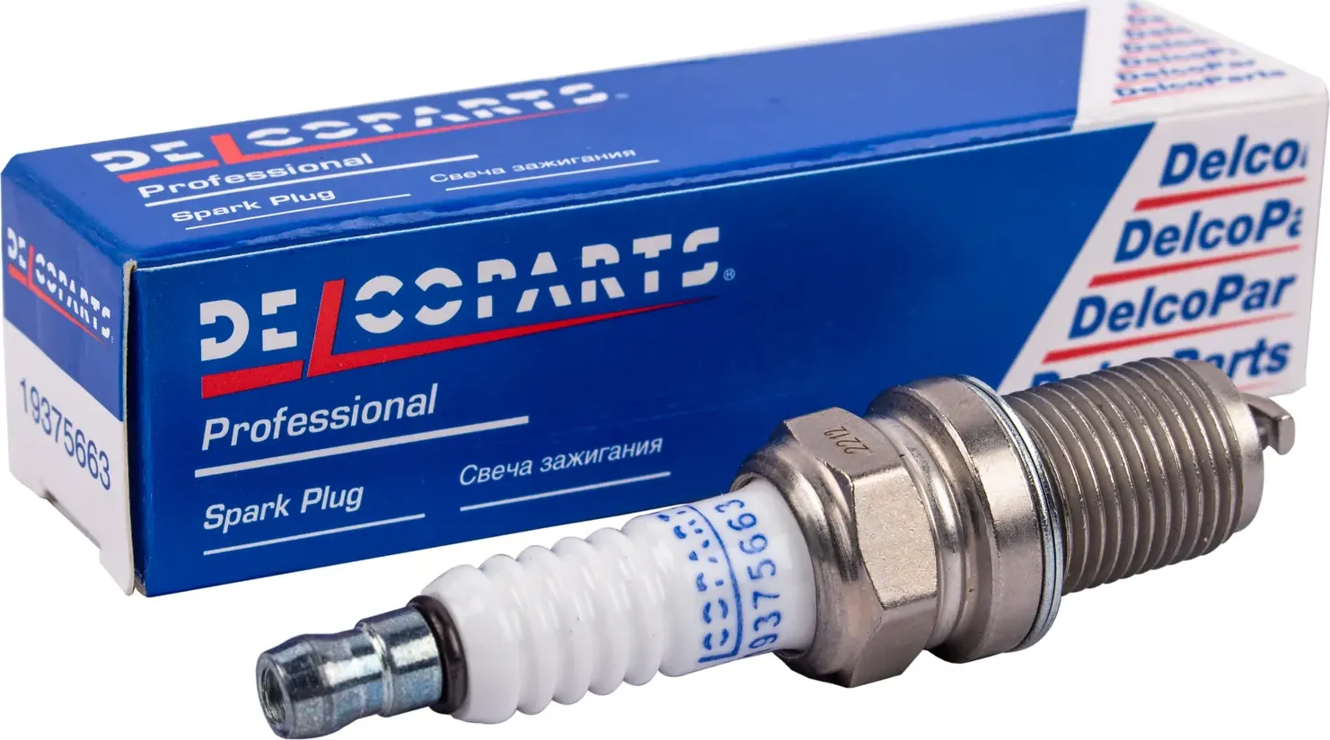 Свеча зажигания с медным электродом Renault LOGAN DUSTER SANDERO Nissan ALMERA (Delcoparts). Артикул 19375663