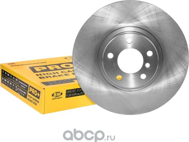 Диск тормозной высокоуглеродистый вентилируемый передний (BM). Артикул WIP0032