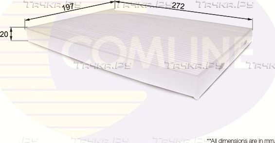 Салонный фильтр Comline для Suzuki Grand Vitara III 2005-2015. Артикул EKF190