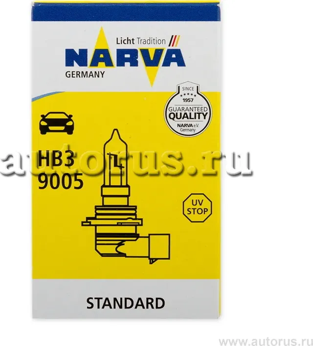 Лампа автомобил.HB3 12V-65W (P20d) (Narva). Артикул 48005