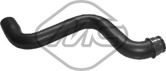 Патрубок радиатора (системы охлаждения) Metalcaucho верхний для Peugeot 806 I 1995-2002. Артикул 08484