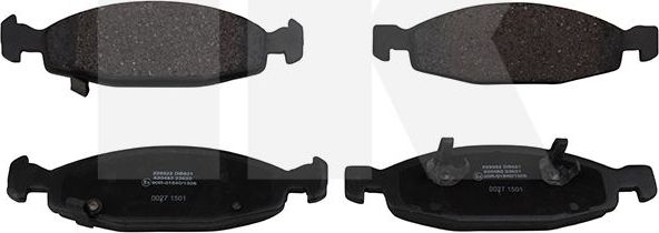 Тормозные колодки NK передние для Jeep Grand Cherokee II (WJ) 1999-2005. Артикул 229322