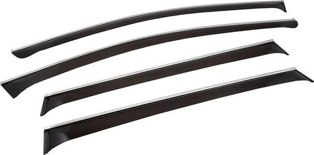 Дефлекторы Chromex для окон (c хром. молдингом) (4 шт.) Honda CR-V V 2016-2026. Артикул CHROMEX.63005