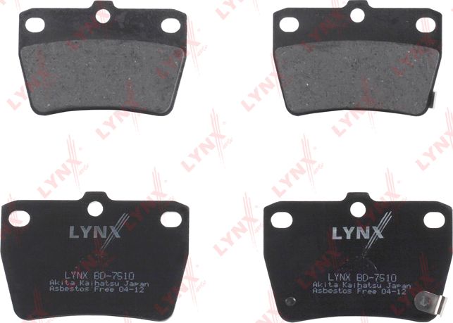 Тормозные колодки LYNXauto. Артикул BD-7510