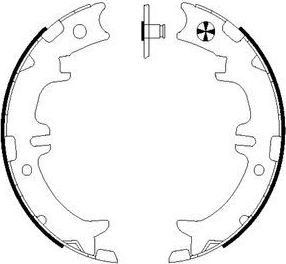 Тормозные колодки (стояночная тормозная система) Mintex. Артикул MFR611