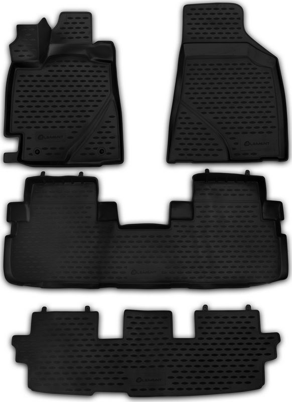 Коврики Element для салона Toyota Highlander II 2010-2013 3 ряда. Артикул NLC.3D.48.50.210kh