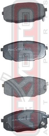 Тормозные колодки Akyoto Packing AKYOTO. Артикул AKD-0373