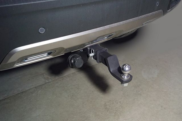 Фаркоп оцинкованный под американский квадрат ТСС для Haval Dargo 4WD 2022-2026. Артикул TCU00315N