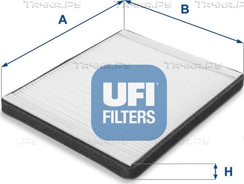 Салонный фильтр UFI для Suzuki Wagon R+ II 2000-2012. Артикул 53.075.00
