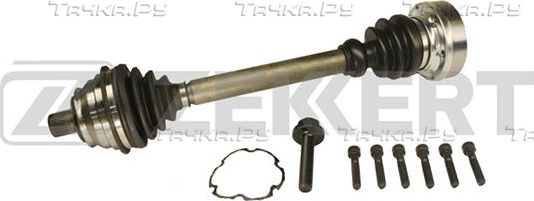 Полуось (привод в сборе, приводной вал) Zekkert. Артикул AW-4249