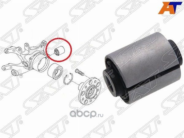 Сайлентблок задней цапфы HYUNDAI IX35TUCSON 10MY (SAT). Артикул ST552162S200