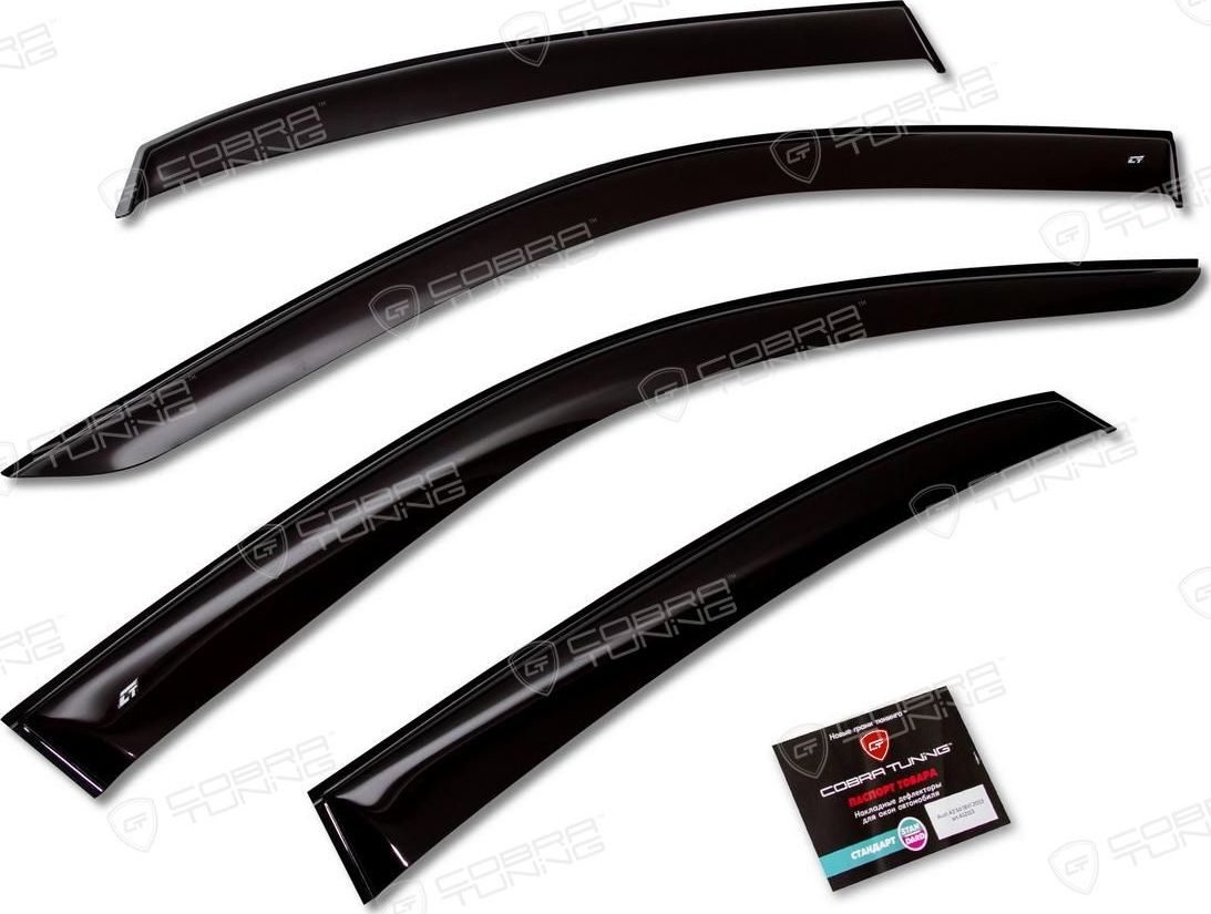 Дефлекторы Cobra Tuning для окон Toyota Highlander IV U70 2020-2026. Артикул T214720