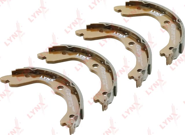 Тормозные колодки (стояночная тормозная система) LYNXauto задние для Nissan Interstar 2002-2026. Артикул BS-5727