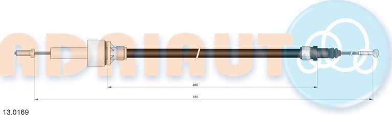 Трос сцепления Adriauto. Артикул 13.0169