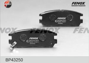 Тормозные колодки Fenox задние для Great Wall Hover H5 2010-2017. Артикул BP43250