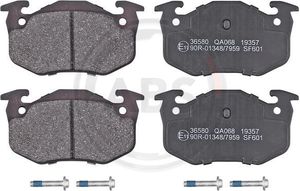 Тормозные колодки ABS задние для Citroen Saxo 1996-2004. Артикул 36580