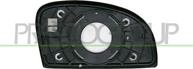 Зеркальное стекло бокового зеркала Prasco левое для Hyundai Getz I 2002-2005. Артикул HN3307514