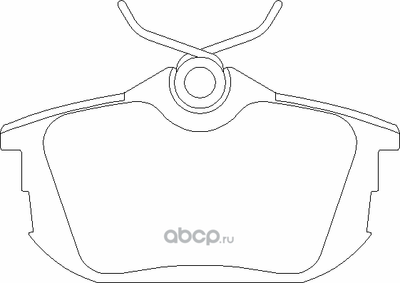 Тормозные колодки Mitsubishi. Артикул MZ690345