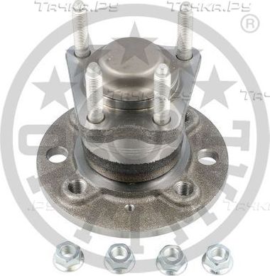 Ступица колеса с интегрированным подшипником Optimal задняя для Opel Combo C 2001-2012. Артикул 202140