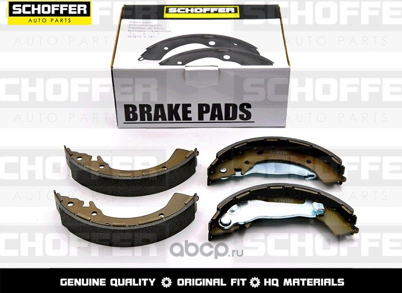 Колодки тормозные задние HYUNDAI SOLARIS 10-17 GE (Schoffer). Артикул SHF23014