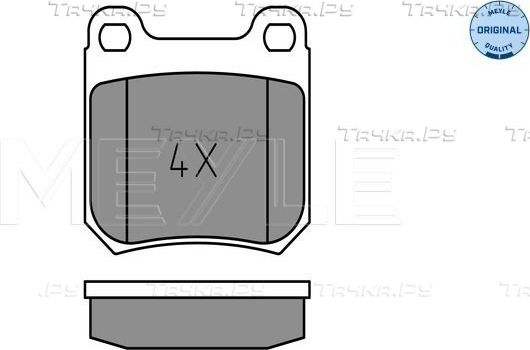 Тормозные колодки Meyle Original задние для Opel Vectra B 1995-2003. Артикул 025 210 5015