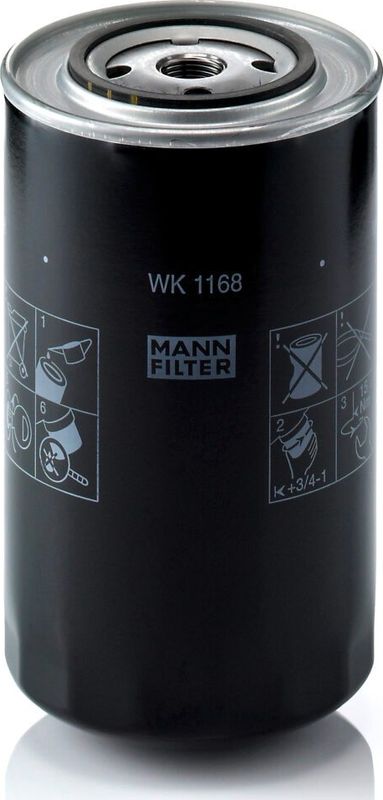 Топливный фильтр Mann-Filter. Артикул WK 1168