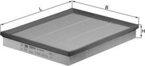 Воздушный фильтр Mahle для Renault Master II 1998-2010. Артикул LX 876