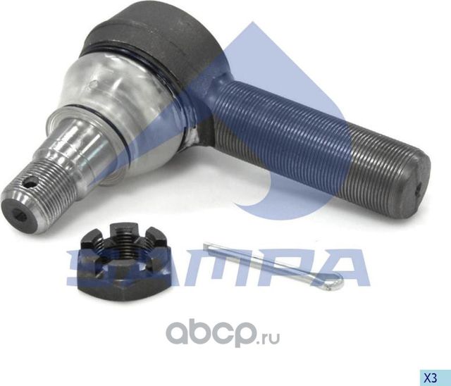 Наконечник рулевой тяги КАМАЗ-6520,6460 DAF MAN MERCEDES RENAULT SCANIA VOLVO ле (Sampa). Артикул 09700201