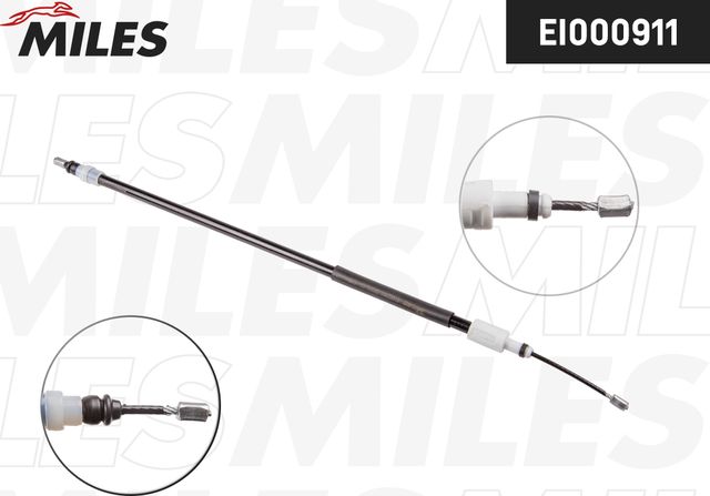 Трос ручника (тросик ручного тормоза) Miles передний для Citroen Jumpy I 2006-2006. Артикул EI000911