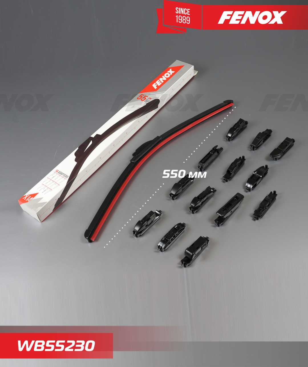 Щетка стеклоочистителя (дворник) Fenox. Артикул WB55230