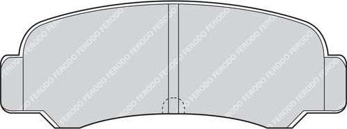 Тормозные колодки Ferodo Premier задние для Toyota Corolla E80 1983-1987. Артикул FDB283
