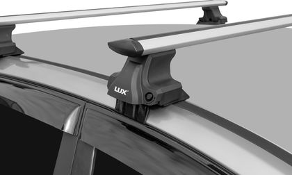 Багажник на крышу D-LUX креп. за дверные проемы для Mitsubishi Grandis 2004-2023 (Аэро-трэвэл дуги). Артикул 846264+846066