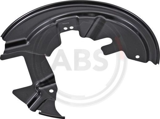 Кожух (щиток) тормозного диска ABS (Листовая сталь) передний правый для Ford Fiesta VI 2009-2019. Артикул 11413