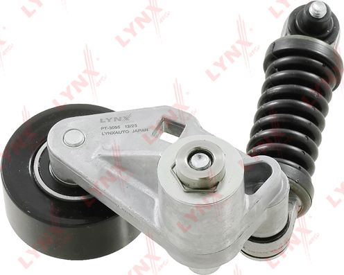 Натяжной ролик (натяжитель) приводного клинового зубчатого ремня LYNXauto. Артикул PT-3095