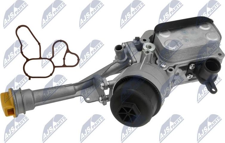 Радиатор масляный (маслоохладитель) для двигателя NTY (алюминий). Артикул CCL-FT-004