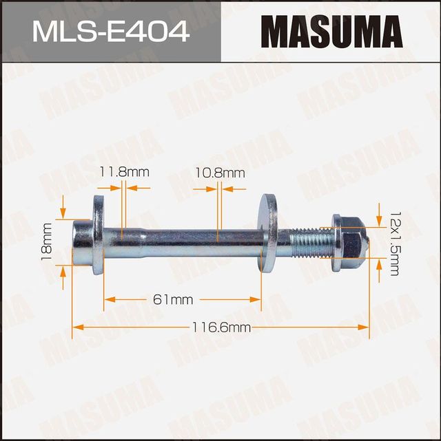 Болт развальный Masuma. Артикул MLS-E404