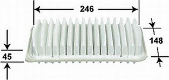 Воздушный фильтр JS Asakashi. Артикул A964J