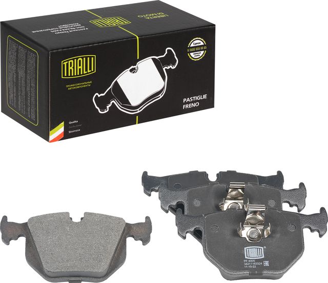 Тормозные колодки Trialli (Low-Metallic). Артикул PF 4005