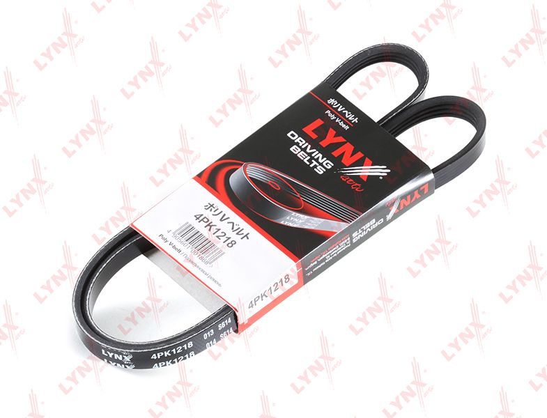 Приводной ремень поликлиновой LYNXauto. Артикул 4PK1218