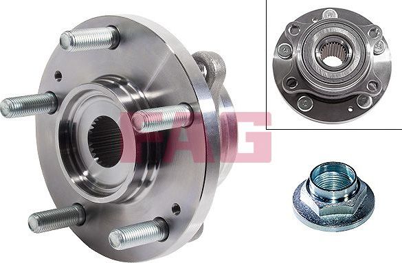 Ступица колеса с интегрированным подшипником Fag. Артикул 713 6268 10