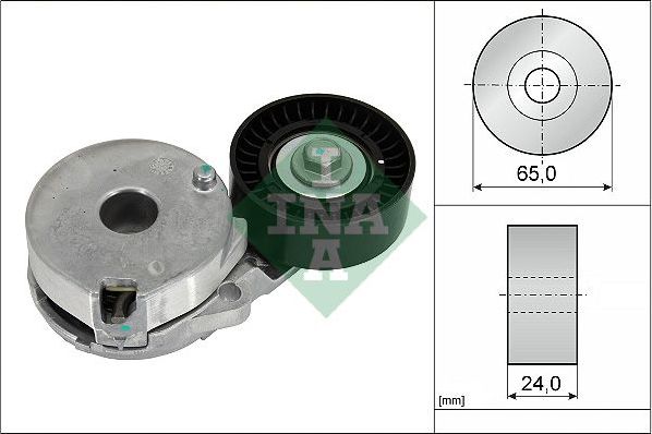 Натяжной ролик (натяжитель) приводного клинового зубчатого ремня Ina для Renault Talisman 2015-2026. Артикул 534 0733 10