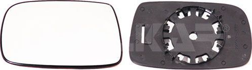 Зеркальное стекло бокового зеркала Alkar левое для Toyota Echo 1999-2003. Артикул 6401268