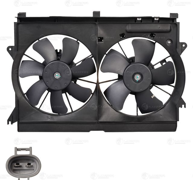 Вентилятор радиатора двигателя Luzar для Toyota Avensis II 2003-2008. Артикул LFK 1904