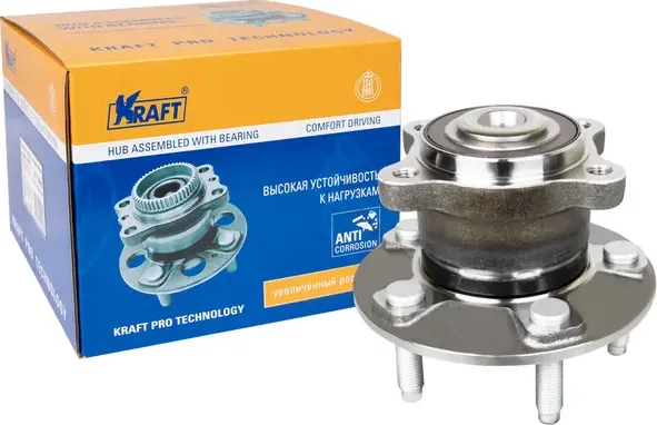 Ступица с подшипником CHEVROLET AVEO 11- зад. (Kraft) Kraft. Артикул KT110017